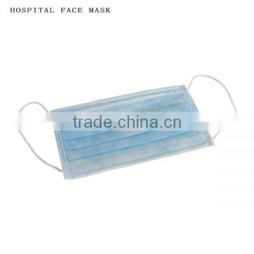 hospital elasticated nonwoven face mask single,double and triple layerearloop