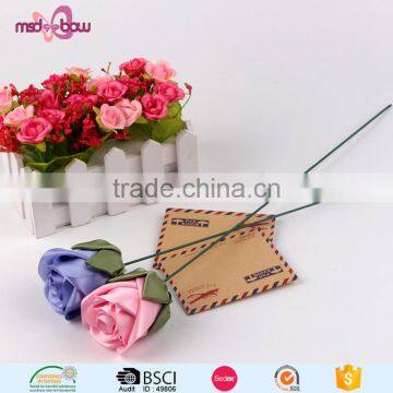 Wholesale Wedding Decoration Artificial Pre Made Ribbon Flower photo-4