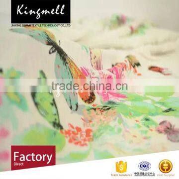 Factory Direct Floral Digital Print 100% Cotton Fabric With Butterfly Pictue photo-3