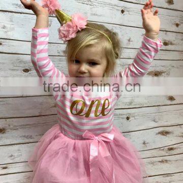 2017 Newborn Baby Clothes Girl Party Children Frocks Designs Tutu Dress Hsd2043 photo-2