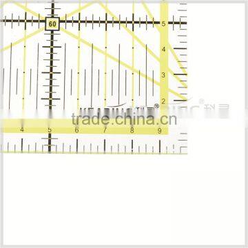 Kearing Pro Arcylic Double-Colored Grid Lines 45cm*10cm Rectangular Patchwork Ruler With Scale Range for Sewing Cutting#KPR4510 photo-2