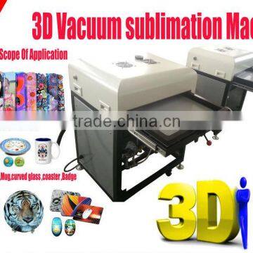 3D sublimation vacuum machine for sublimation printing