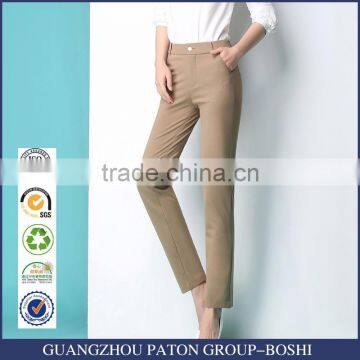 Nine pants female small straight pipe spring 2017 OL high waist pants occupation skinny jeans casual trousers custom made