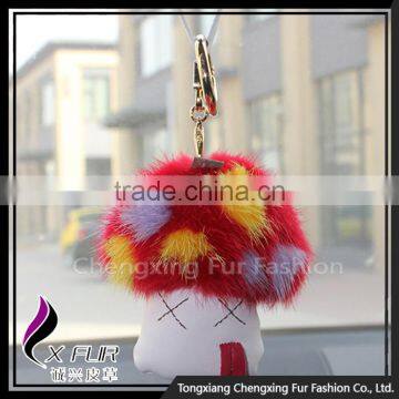 CX-R-01 2016 New Design Mink Fur Keychain photo-5