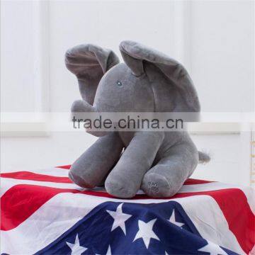 New arrivel t plush elephant electric musical elephant doll plush elephant with moving ear