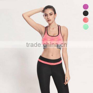 New Design Women Gym Running Pants/bra Fitness Yoga Sportwear Suit photo-2