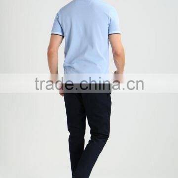 MGOO Excellent Cotton Spandex Polo Shirt Three Buttons Plain Dry Fit Golf Polo Shirts For Men photo-2
