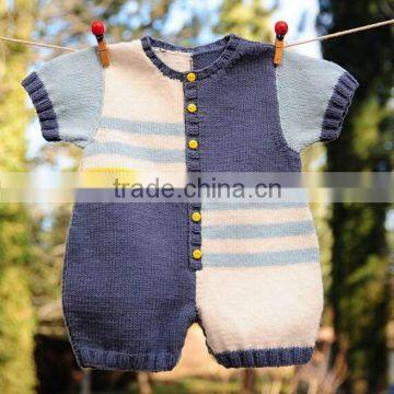 2015 New Fashion children wear baby boy romper set