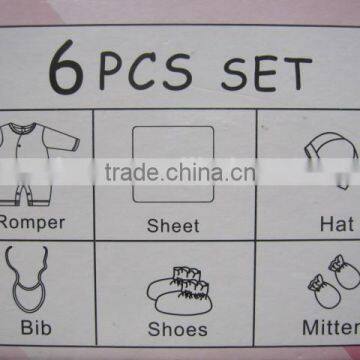 Newborn Baby Gift Set Lovely Cute Design Soft Fabric Baby Clothing Set photo-3