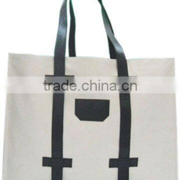 Leather Canvas Tote Bags photo-4