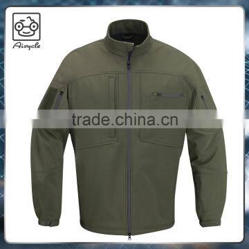 Logo embroidered mens thermal tactical jacket with factory price