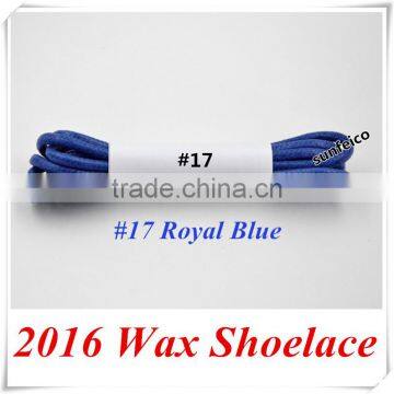 Royal Blue Custom Wax Boot Shoelaces~2.5mm Round Wax Shoelaces~Dress Waxed Laces~Assorted Sizes and Colors~Men's Waxed Shoelaces