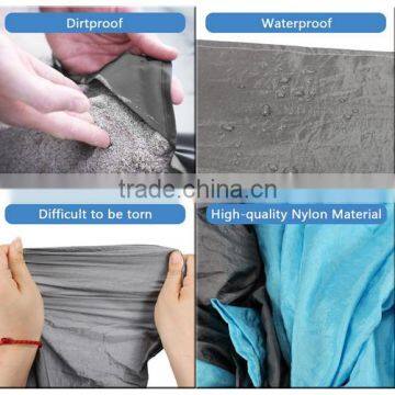 Compact Beach Blanket Oversized 7' X 9' Waterproof Sand Resistant Nylon Outdoor Picnic Blankets Camping Mat