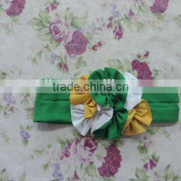 2016 Newest and Fashion Elastic Hair Band,three Flower Shape Headband,bright Colorful Hair Band With Elastic photo-6