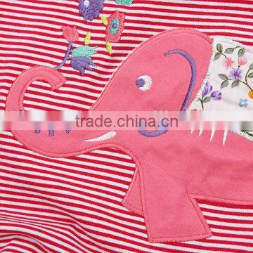 Wholesale Summer Cotton Priting Kids Girl Short Sleeve t Shirts photo-4