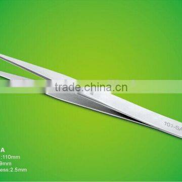 Stainless Steel Tweezer Grooves Head 101-SA