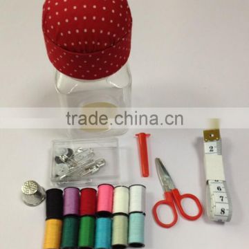 compact jar sewing kit