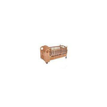 Baby Wooden Playpen Automatic Swing Baby Crib , Baby Wooden Bed