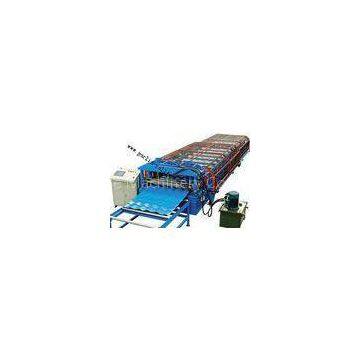 Glazed Tile Roll Forming Machine for Color Steel Tile , Roof Wall Cladding , Wave Tile