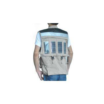 Solar Energy Product Safety Vest with Solar Panels Charger S01-00