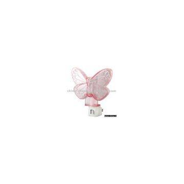 Butterfly Shaped Night Lamp with 4W c7 Bulb (UL, CUL)