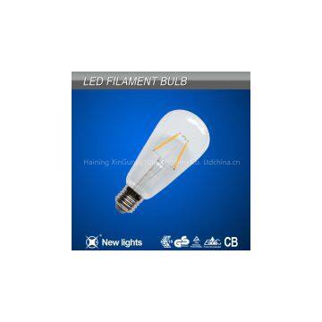 Edison Style ST64 Led filament Bulb for Indoor Decoration