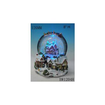 Polyresin Snow Globe for christmas decoration