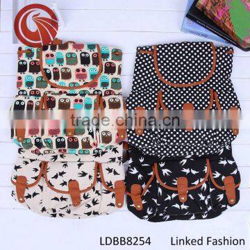 Leisure School Bag Geometric Pattern Retro Vintage Canvas Boho Bohemian AztecZTEC Backpack Bag photo-6