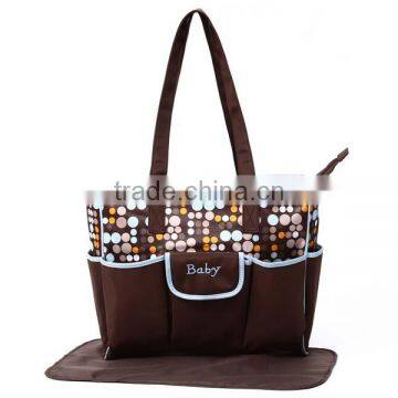 Polka Dot High Quality Shoulder Baby Mummy Bag photo-3