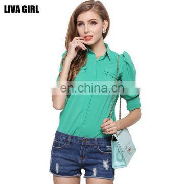 Elegant ladies casual tops blouses 2015,tops blouses 2015,tops and blouses