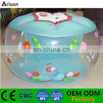 Factory customizable inflatable round cushion foldable seat inflatable outdoor furniture