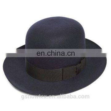 High Crown Bowler Merino Wool Felt Hat Blank Hat Wholesale China photo-2
