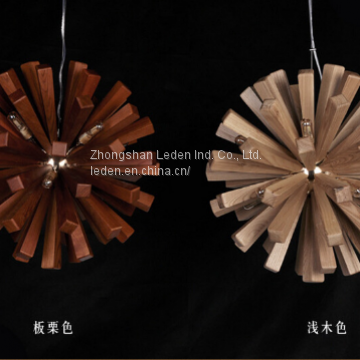 LED Wooden Pendant Lamp photo-4