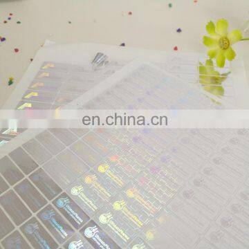 Various Sizes of Custom Anti-counterfeiting Labels Sheet Radium Labels China Manufacturer Supplied photo-3