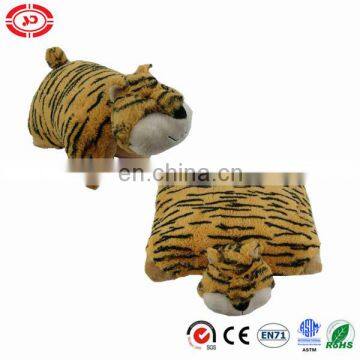 Tiger pet soft touch square stuffed pillow 2in1 cushion