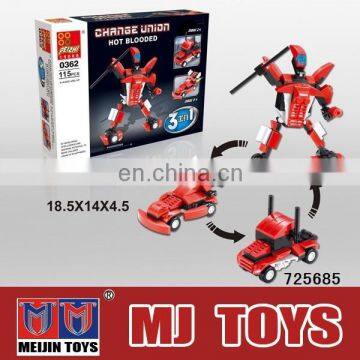 ABS Plastic Building Blocks Toys Transforming Robot Toys Plastic Connecting Toys photo-6