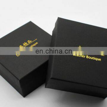 High quality custom leather belt box gift box paperboard box for Jewelry and gifts