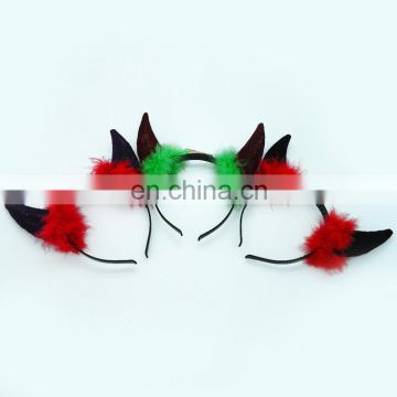 MCH-2319 Wholesale funny Halloween headband Christmas devil horns headband