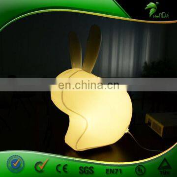 Small Size Inflatable Bunny /Party Decorations Rabbit Model With LED Light