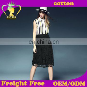 2016 summer autumn new style sexy fashion skirt women lace swing skirt