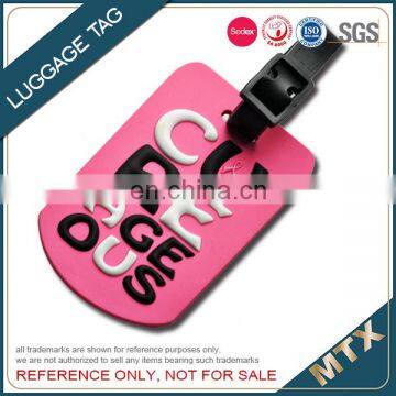 HOT SALE Soft PVC luggage tag