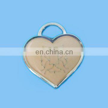 Heart Decoration key tag metal