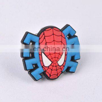 soft PVC shoe charm with spider-man