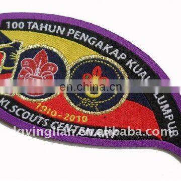 Garment bullion fashional patch nice brand logo patches