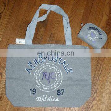 recyclable 100% cotton handle shopping bag