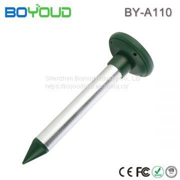 Twin Packing Waterproof Solar Mole Pest Repeller Sonic Snake Repellent
