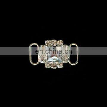 clear small rhinestone connector for bikini brest