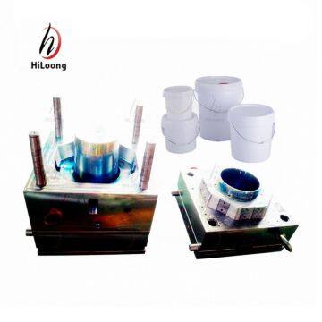 quality plastic injection paint bucket mold taizhou supplier