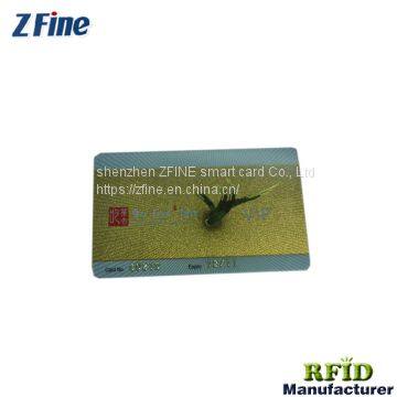 Standard Credit Card Size Plastic Gold Embossed PVC Business Card