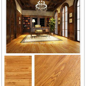 Luxury vinyl tiles planks protective UV coating compact surface hot pressure waterproof floating floor quick and simple installation